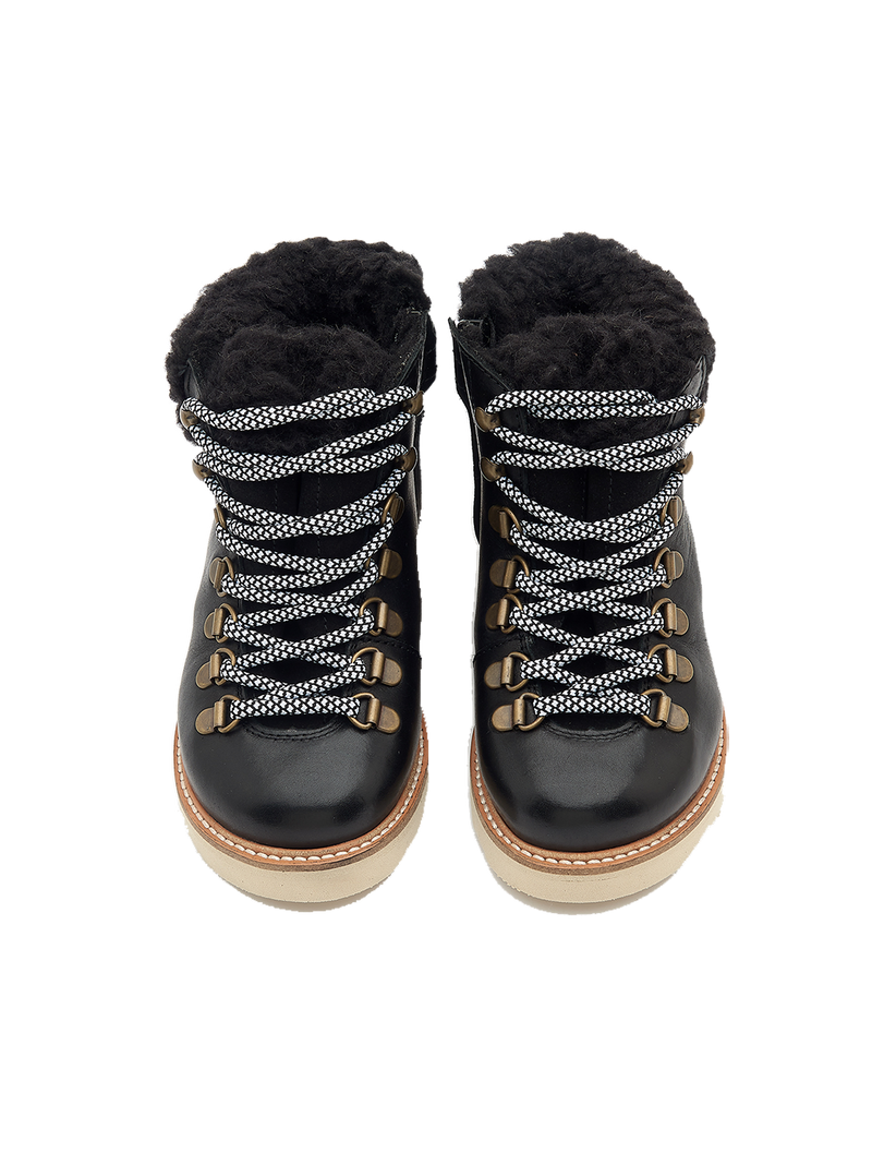 Ocieplane buty skórzane Eddie Fur Hiking Boots Young Soles BÉBÉ Concept 