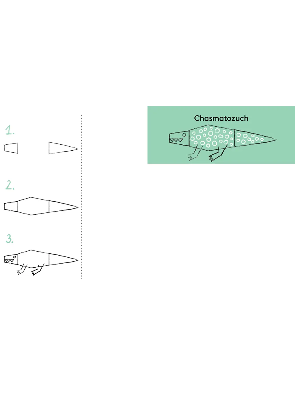 Umiem rysować Dinozaury Wydawnictwo Kropka BEBE Concept 