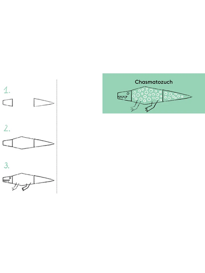 Umiem rysować Dinozaury Wydawnictwo Kropka BEBE Concept 