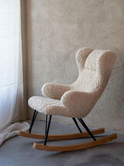 Fotel bujany dla dzieci De Luxe Teddy Quax BÉBÉ Concept 