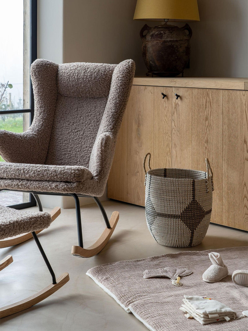 Fotel bujany De Luxe Teddy Quax BÉBÉ Concept 