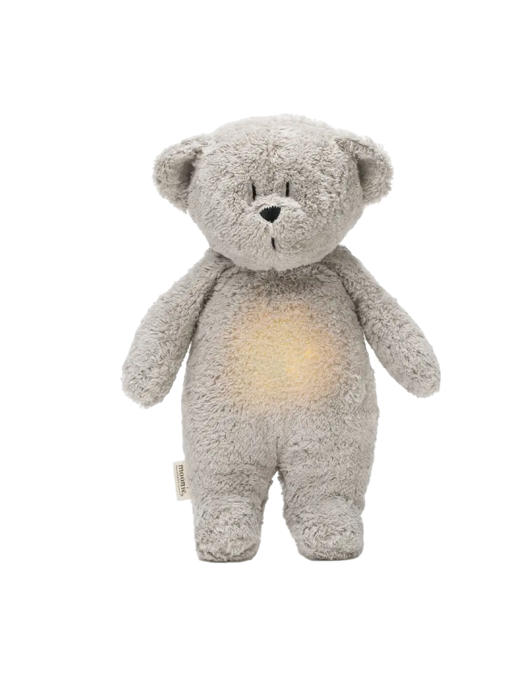 szumiący miś organic z lampką nocną Moonie BÉBÉ Concept