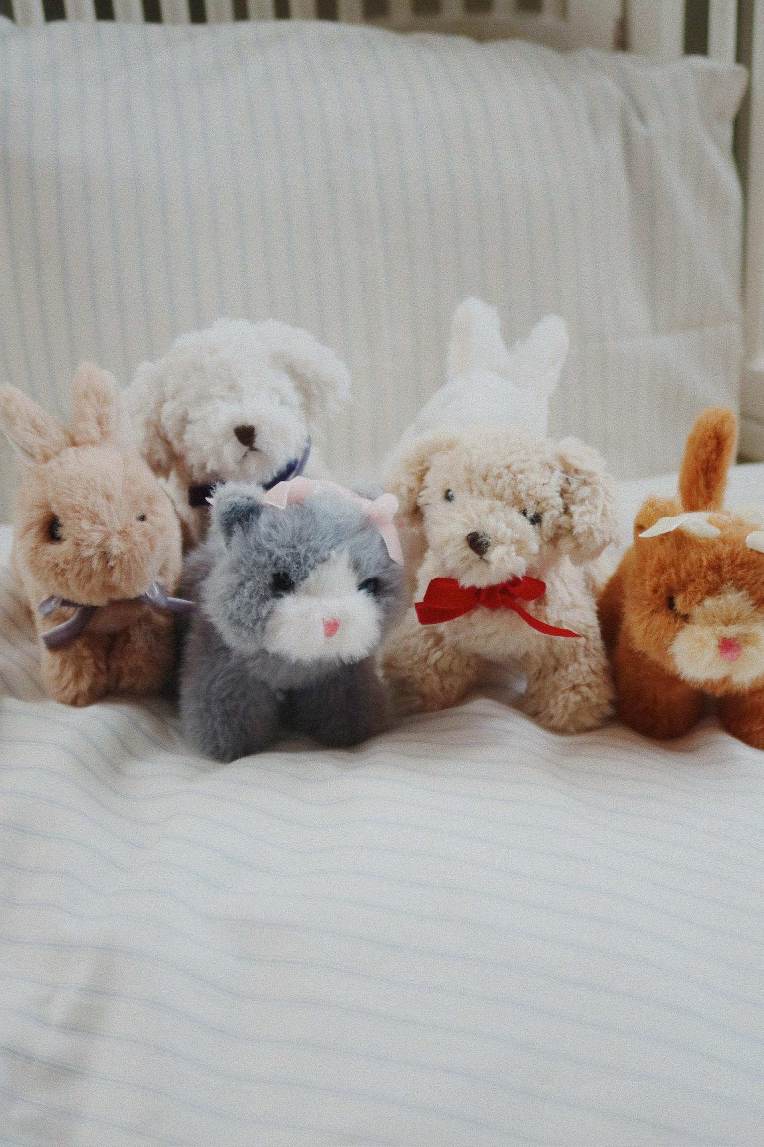 Mini przytulanka Beżowy Piesek Baby Animal Konges Slojd BÉBÉ Concept 