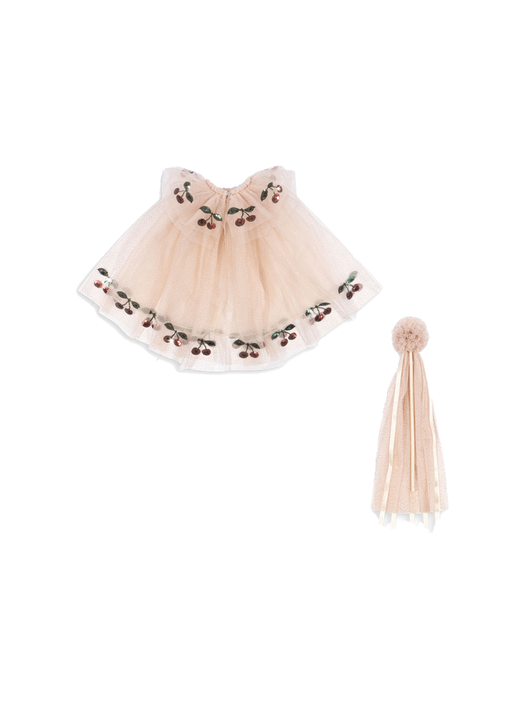 Przebranie z peleryną Princess Sequin Cape Konges Slojd BÉBÉ Concept 