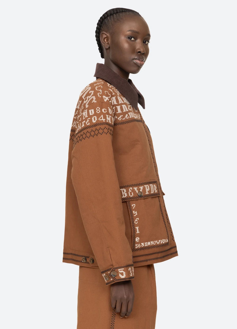 Kit embroidery jacket