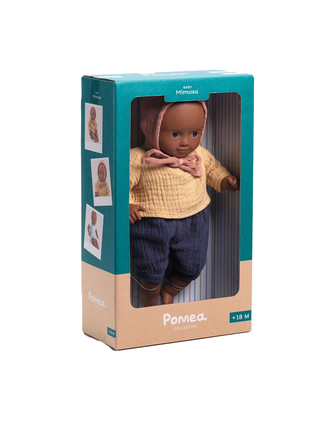 Lalka z ruchomymi powiekami Baby Pomea Djeco BÉBÉ Concept 