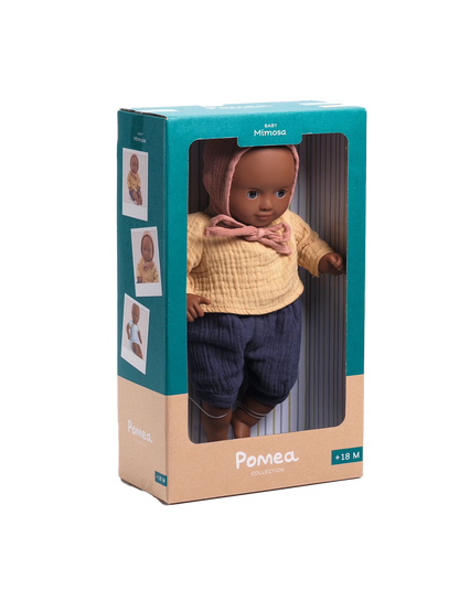 Lalka z ruchomymi powiekami Baby Pomea Djeco BÉBÉ Concept 