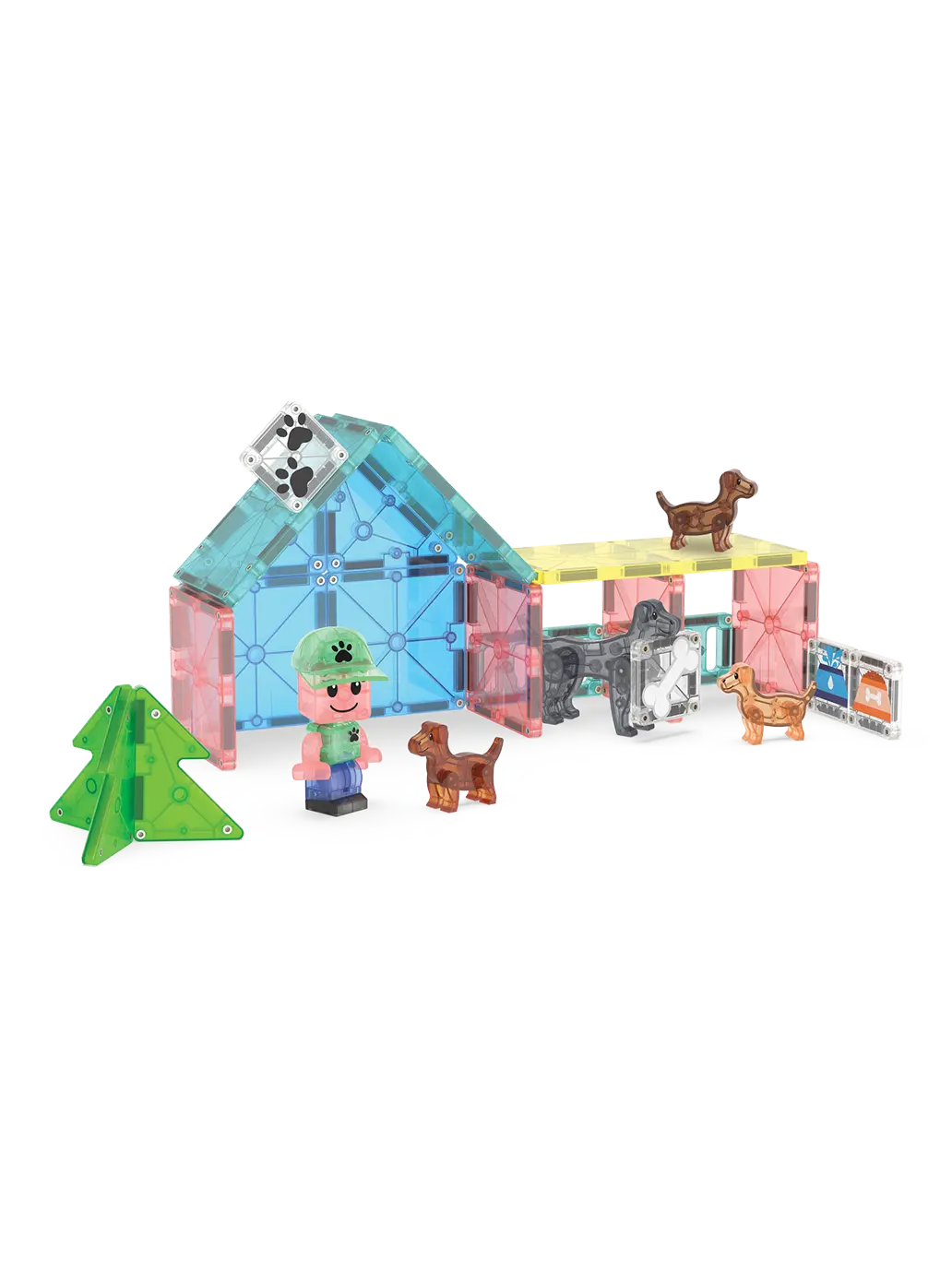 Klocki Magnetyczne Puppy Park Magna-Tiles BÉBÉ Concept 