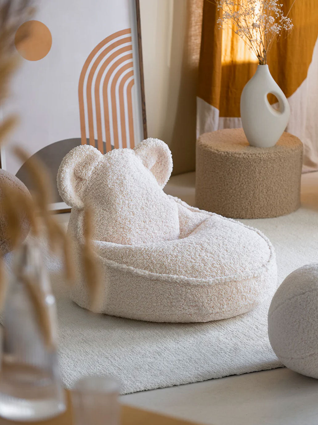 Fotel pufa dla dzieci Beanbag Bear Chair WigiWama BÉBÉ Concept 