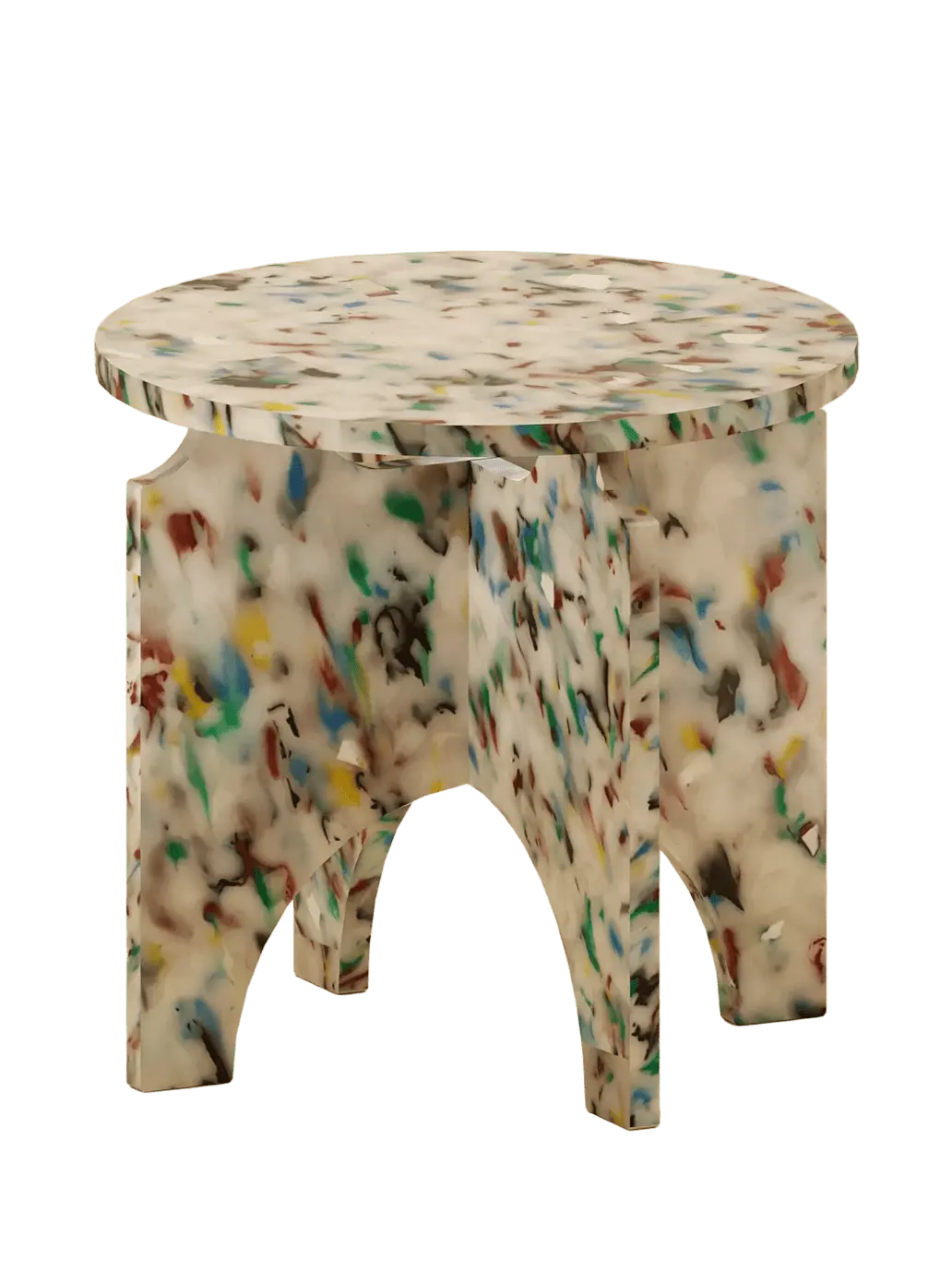 Stołek z eko tworzywa Round Stool Medium M1N2 Minimono BÉBÉ Concept 