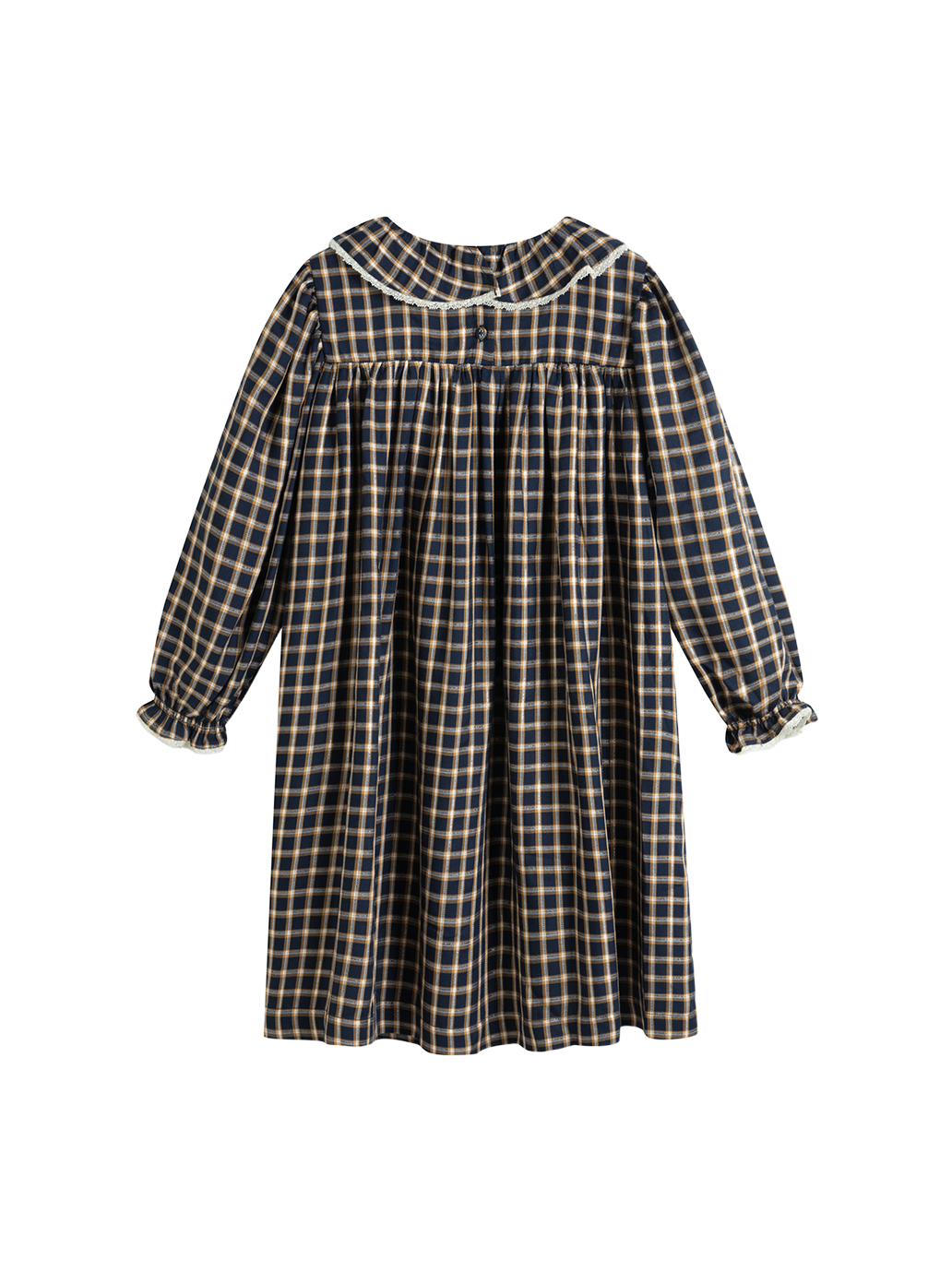 Sukienka Sophie Dress Blue Check Lurex C'era una volta BÉBÉ Concept 