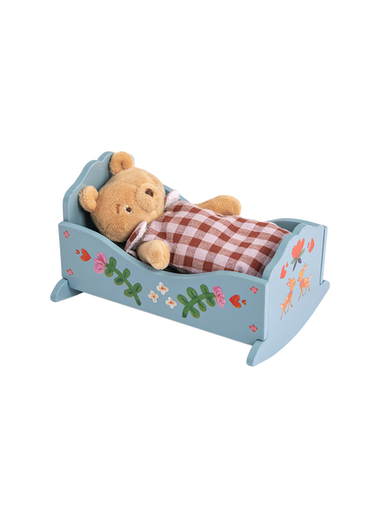 Drewniane mini łóżeczko Les Minouchkas Moulin Roty BÉBÉ Concept 