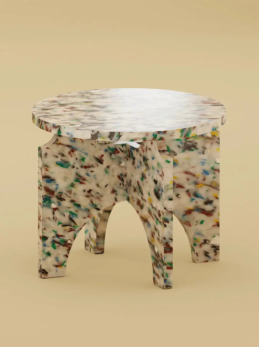 Stołek z eko tworzywa Round Stool Tiny M1N1 Minimono BÉBÉ Concept 