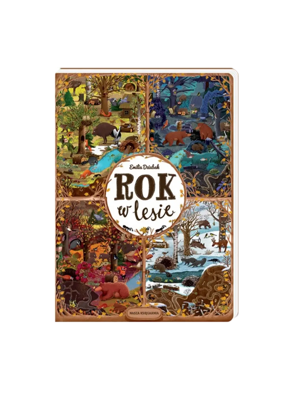 Rok w lesie Wydawnictwo Nasza Ksiegarnia BÉBÉ Concept