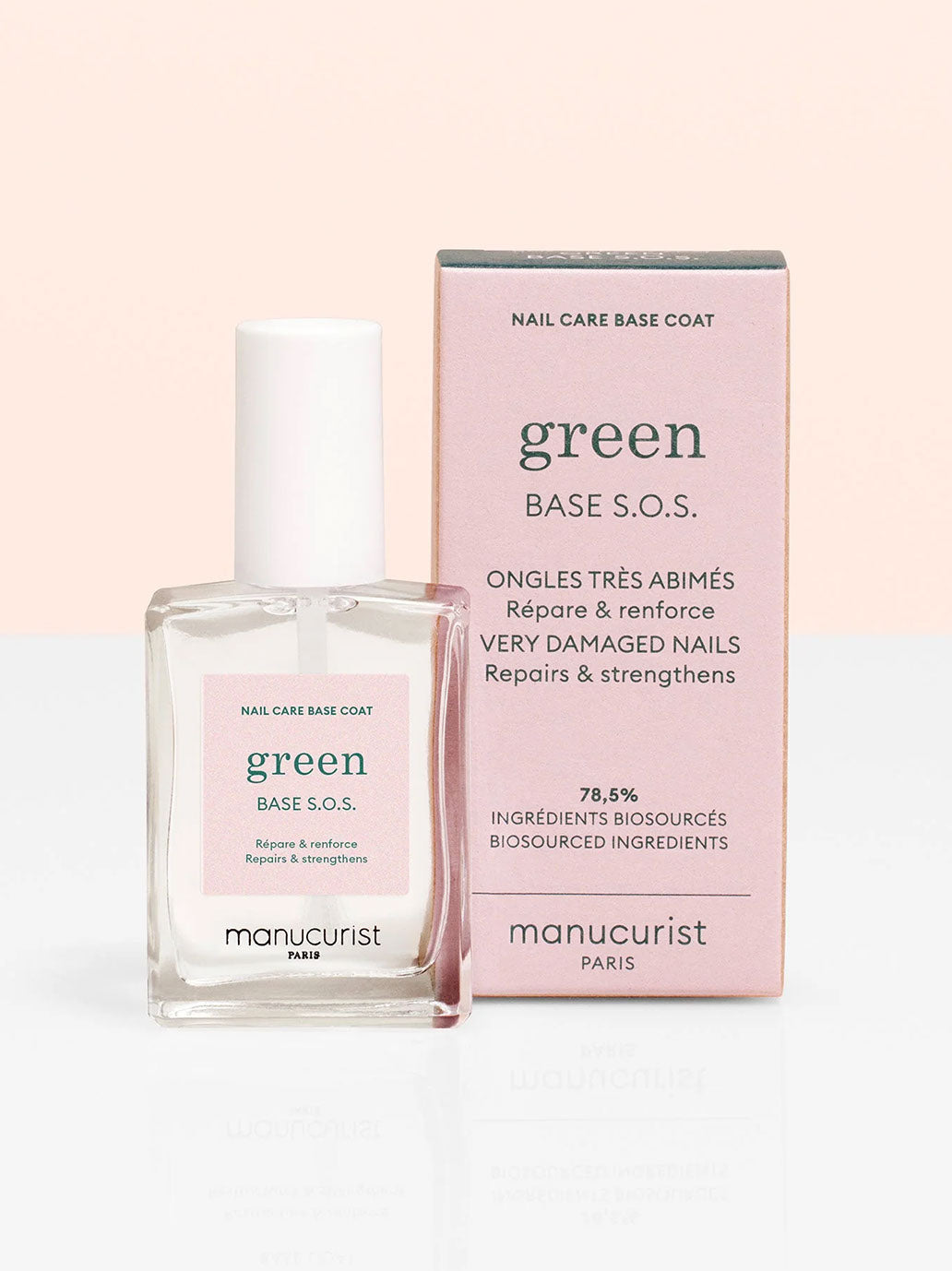 Lakier bazowy do paznokci Green Base S.O.S. Manucurist BÉBÉ Concept 