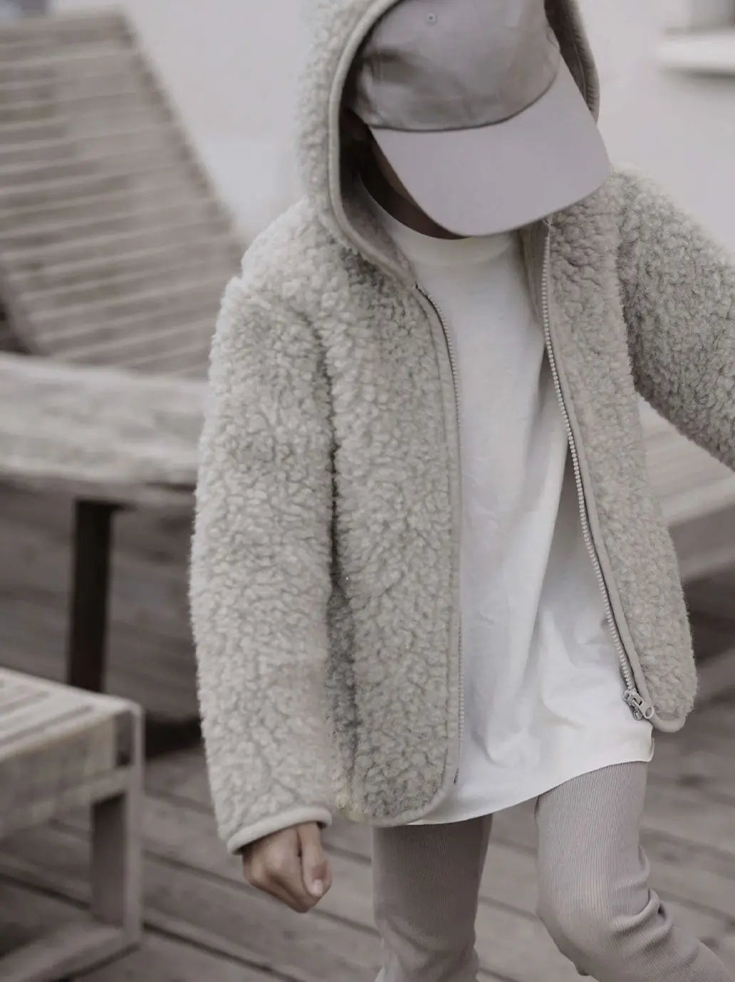 Wełniana kurtka z podszewką A Basic Brand BEBE Concept 