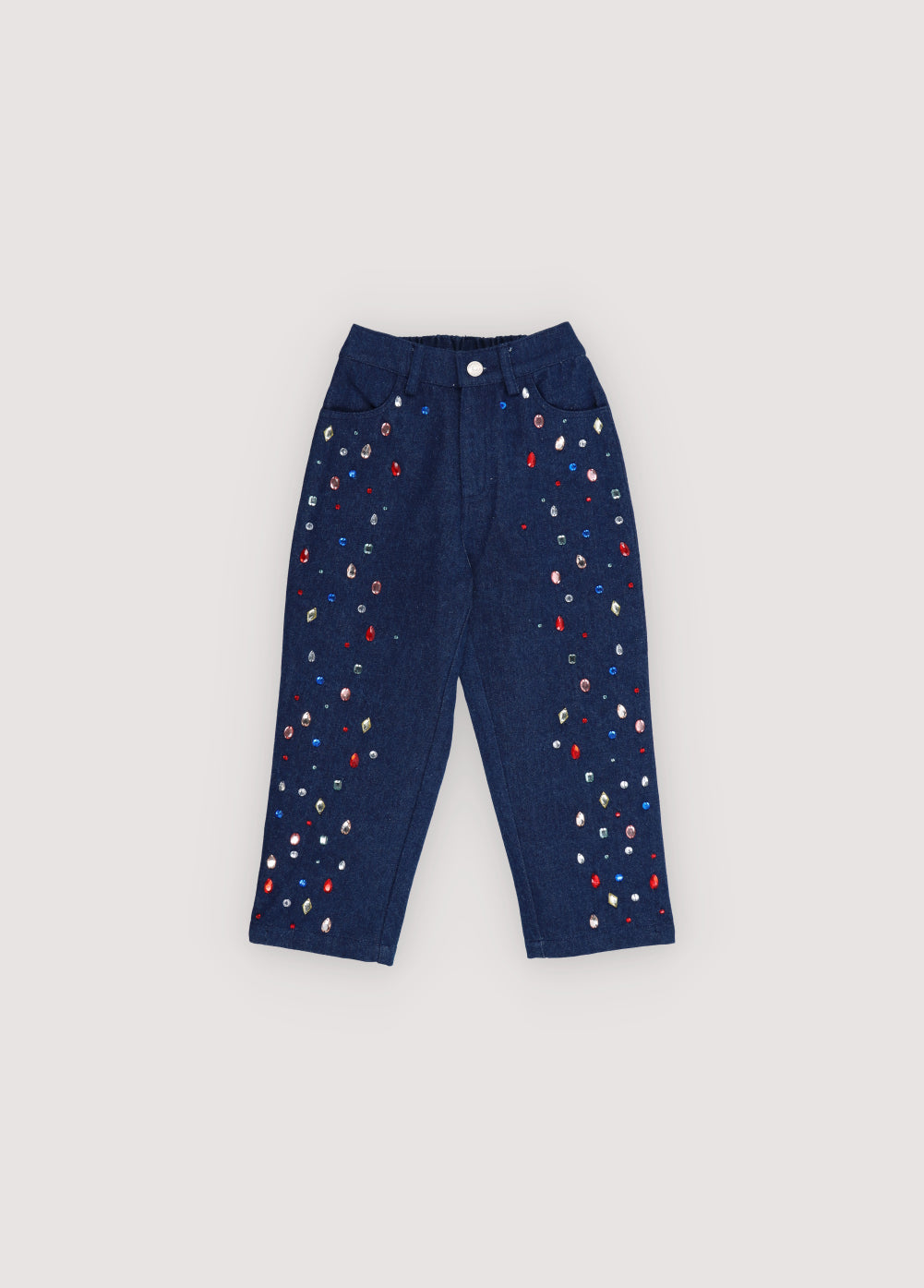 Jeansy zdobione kryształkami Mia Pant The New Society BÉBÉ Concept 