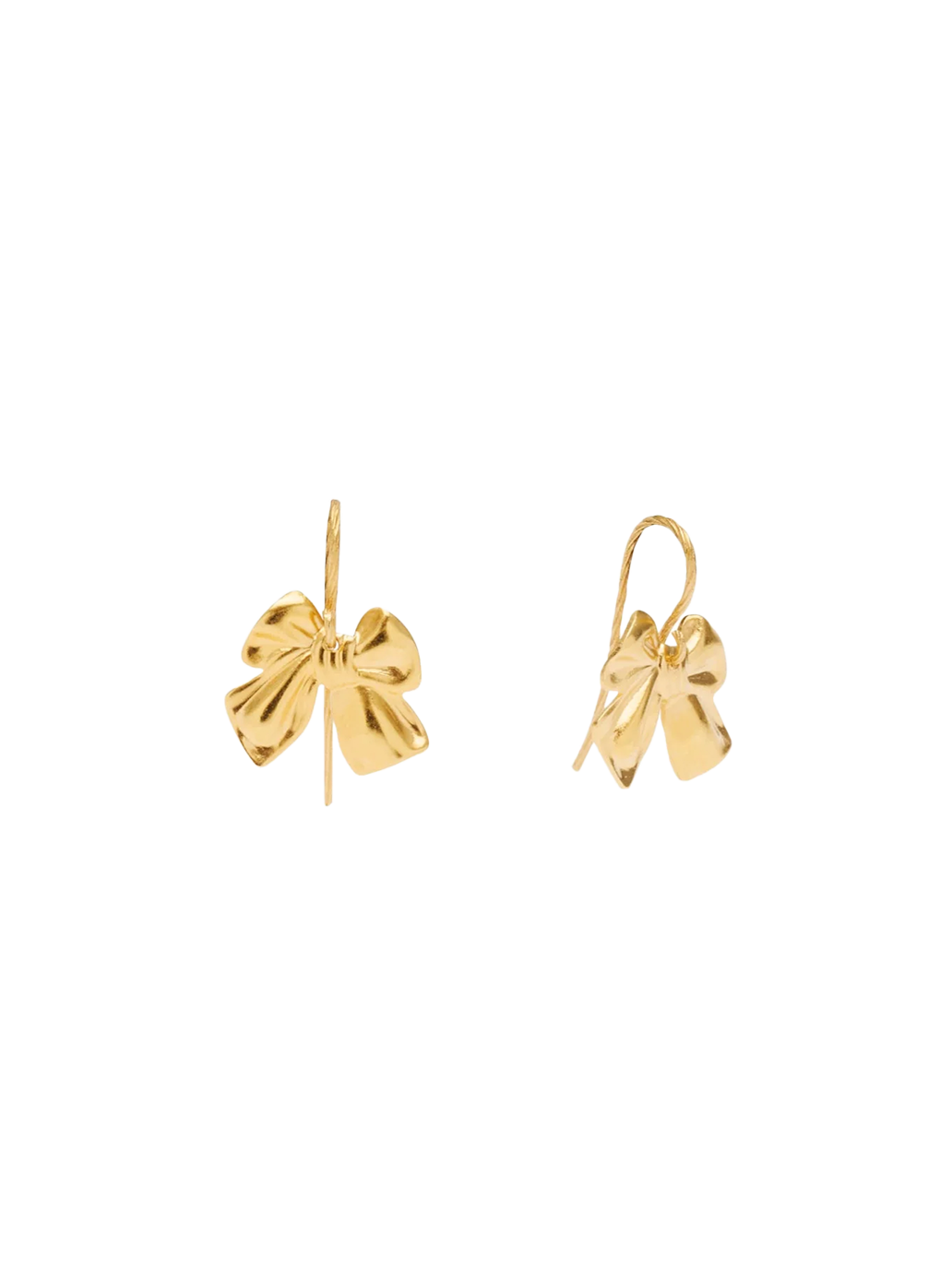 Pozłacane kolczyki Ruban Earrings Pico BÉBÉ Concept 