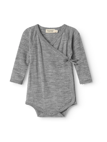 Body kopertowe z wełny merino Belita Pointelle MarMar Copenhagen BÉBÉ Concept 