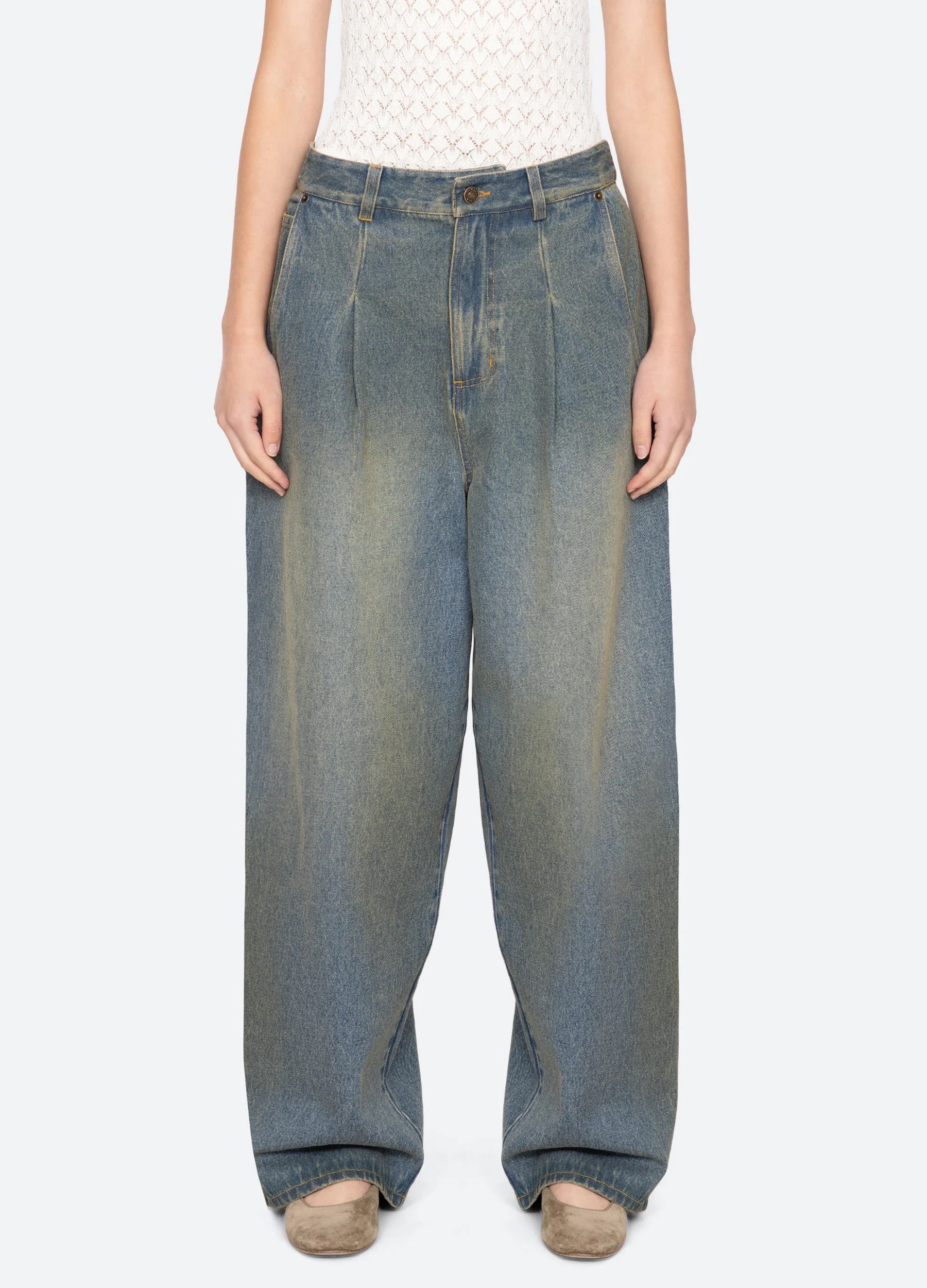 Lyssa denim jeans BLACK