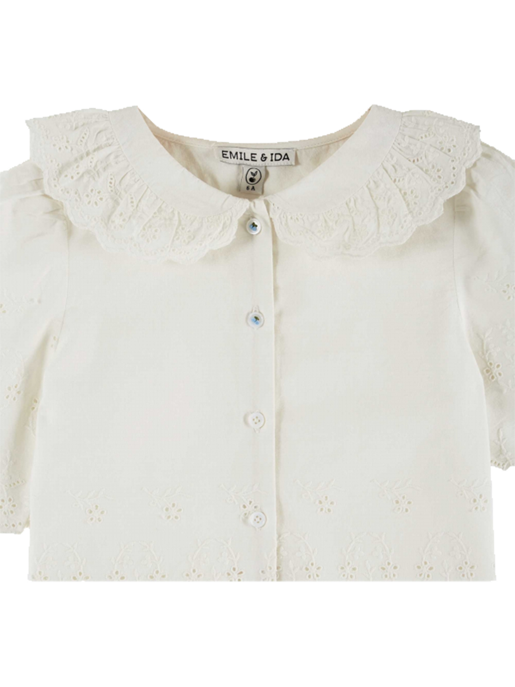 Bluzka z koronkowymi detalami Anglaise Emile et Ida BÉBÉ Concept 