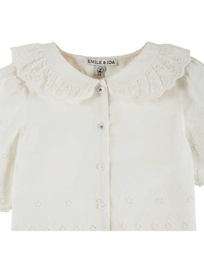 Bluzka z koronkowymi detalami Anglaise Emile et Ida BÉBÉ Concept 