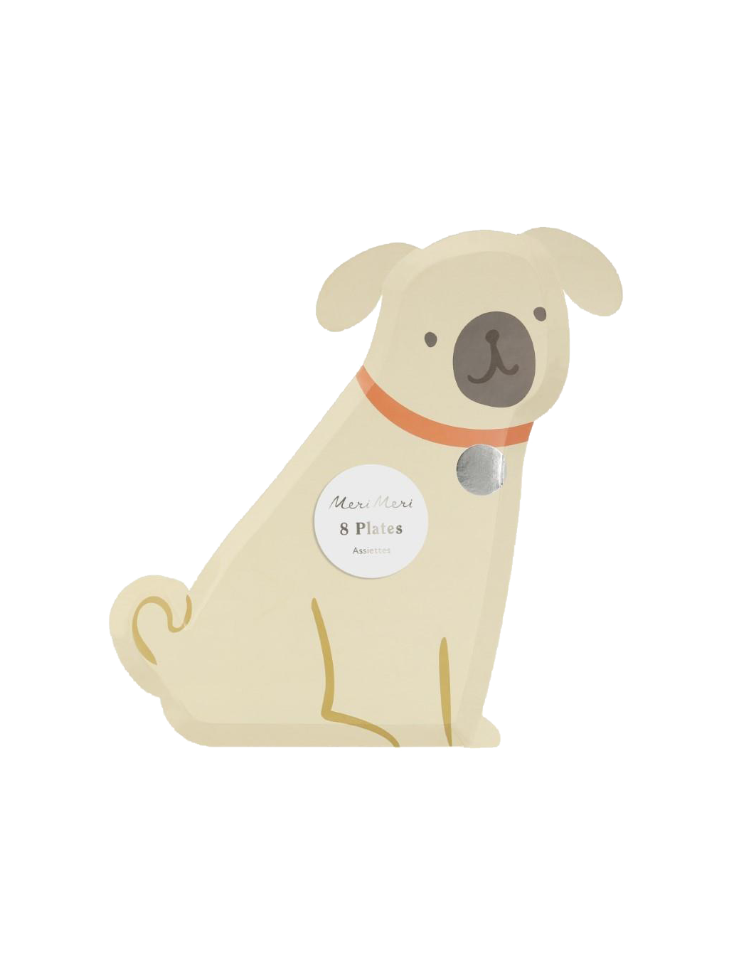 Papierowe talerzyki 8 szt. Meri Meri BÉBÉ Concept 