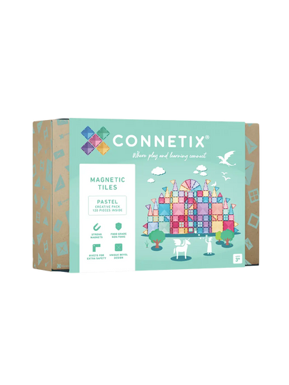 Klocki magnetyczne Pastel Creative pack Connetix BÉBÉ Concept 