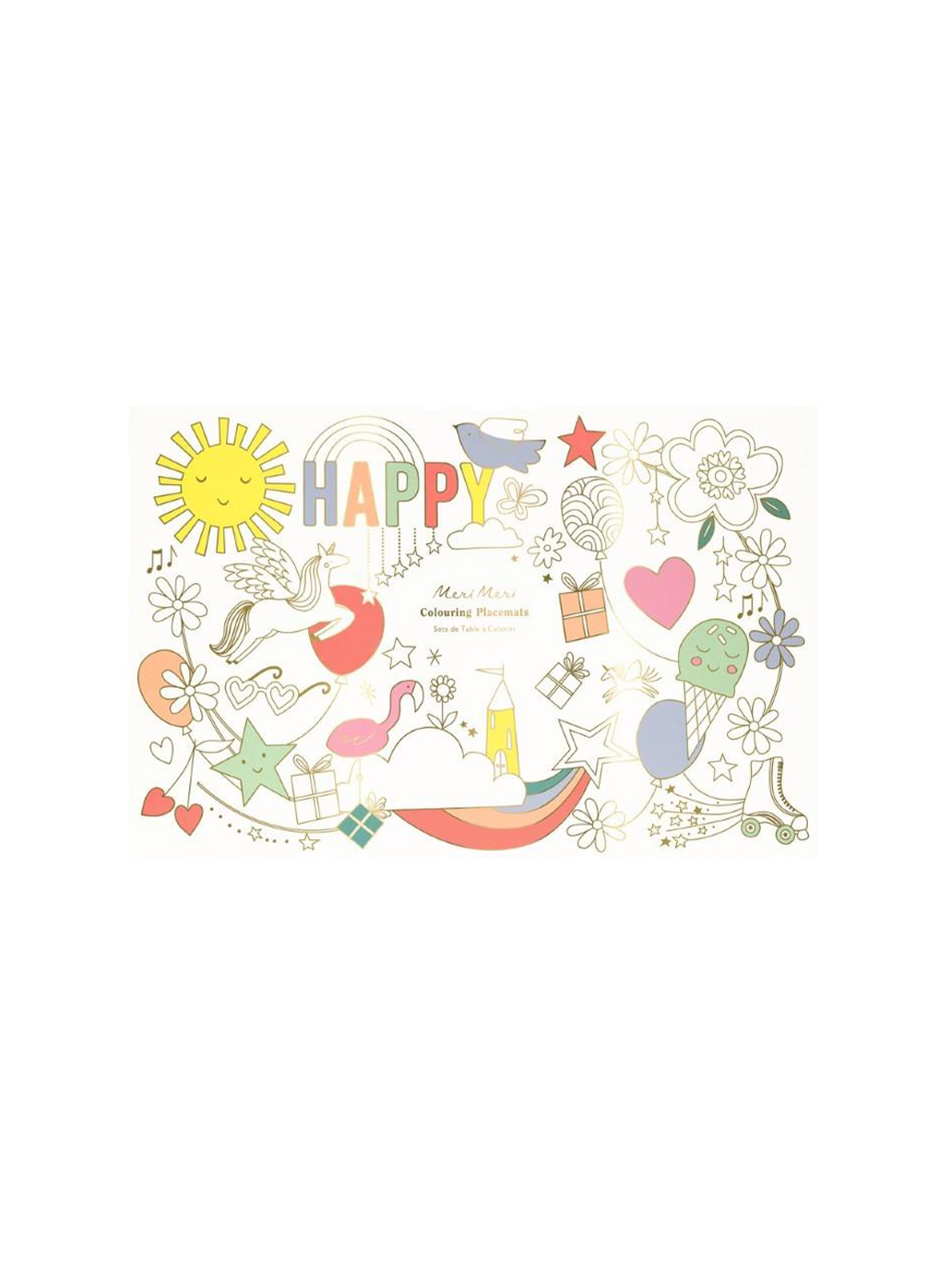 Maty stołowe do kolorowania Meri Meri BÉBÉ Concept 