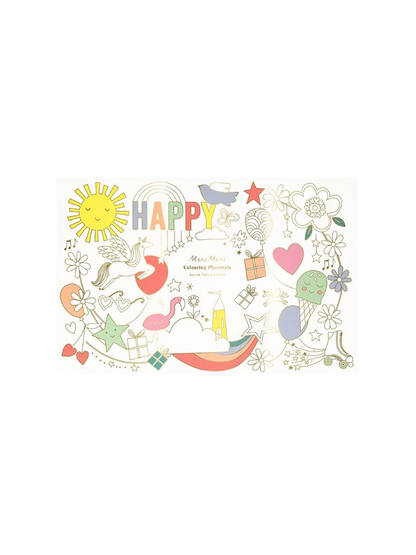 Maty stołowe do kolorowania Meri Meri BÉBÉ Concept 