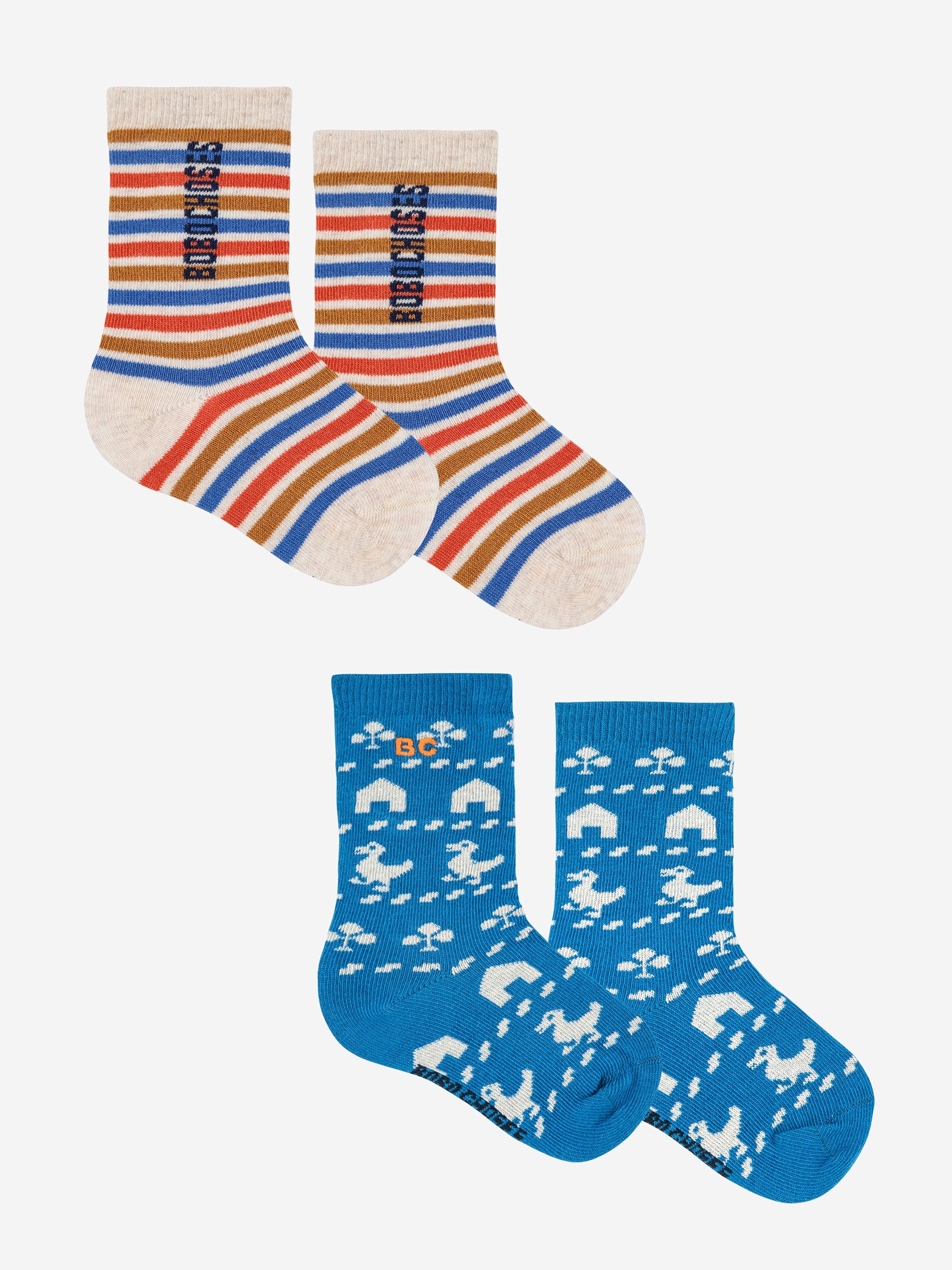 Bobo Choses Farm long socks pack x2 Bobo Choses BÉBÉ Concept 