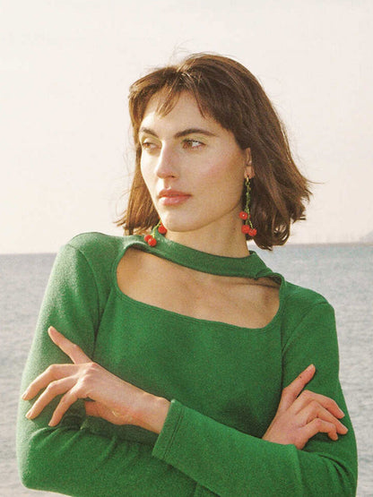 Kolczyki Cherry earrings Amori Mori BÉBÉ Concept 