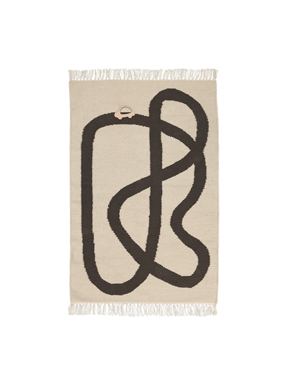 Dywan z motywem drogi Lane Rug Ferm Living BÉBÉ Concept