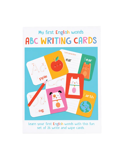 Karty do nauki angielskiego ABC Writing cards Rex London BÉBÉ Concept