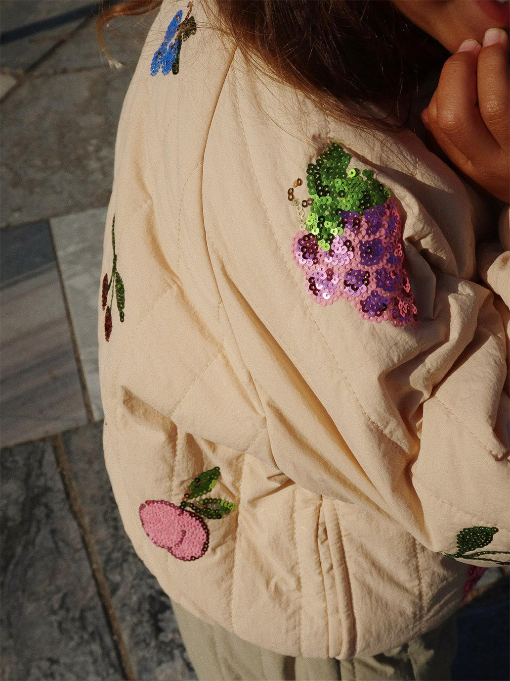 Kurtka Juno sequin bomber jacket Konges Slojd BÉBÉ Concept 