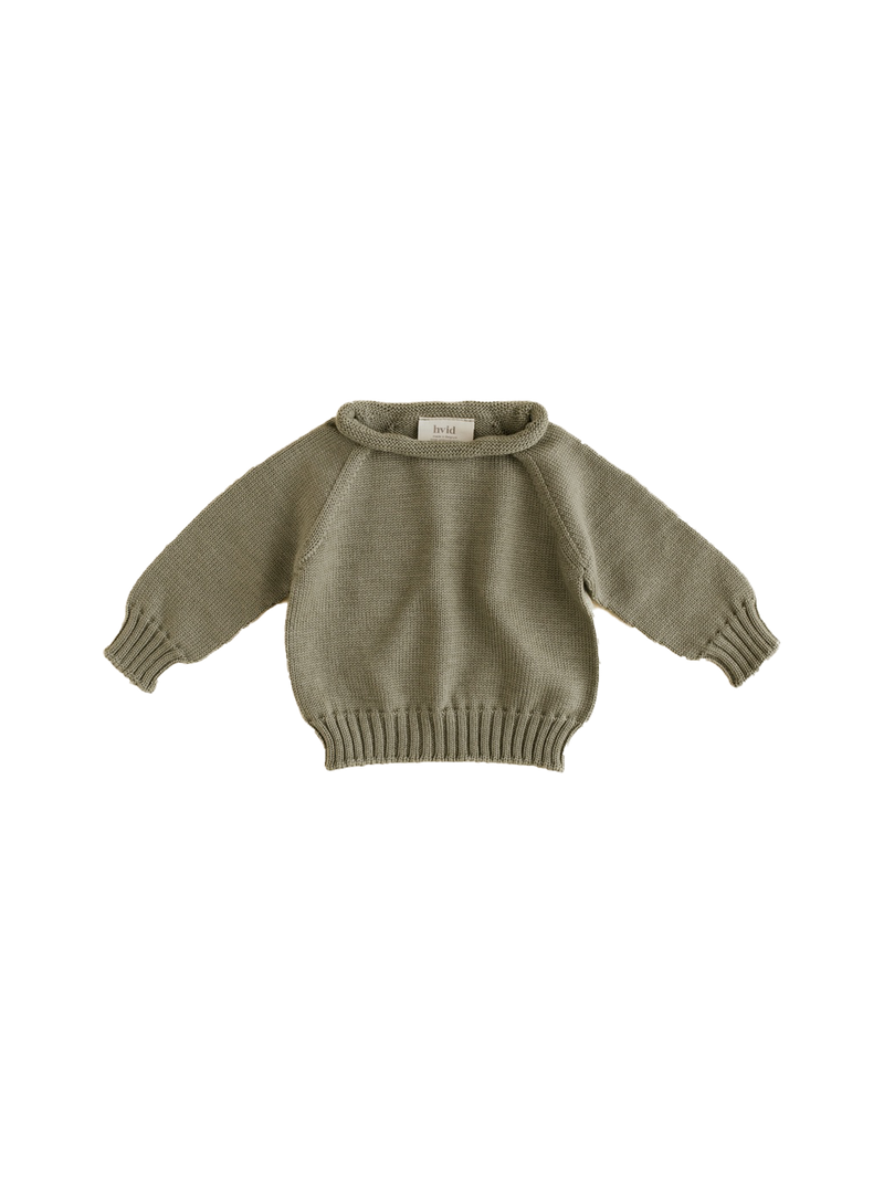 Bezszwowy sweterek z wełny merino Georgette Hvid BÉBÉ Concept