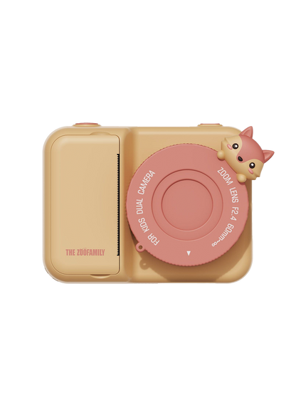 Aparat cyfrowy z drukarką dla dzieci Zoo Print The Zoofamily BÉBÉ Concept 