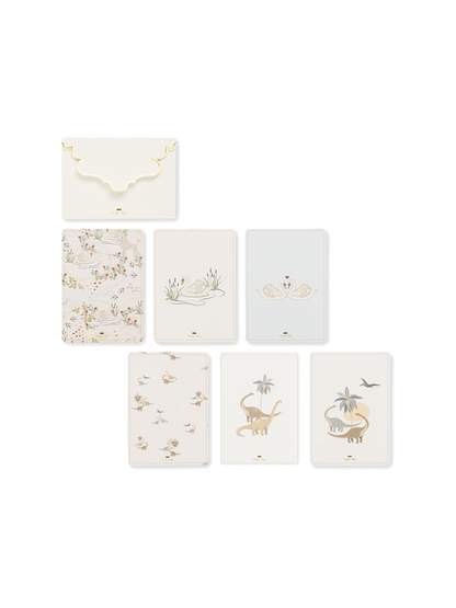 Zestaw kartek okolicznościowych 6-pak Konges Slojd BÉBÉ Concept 