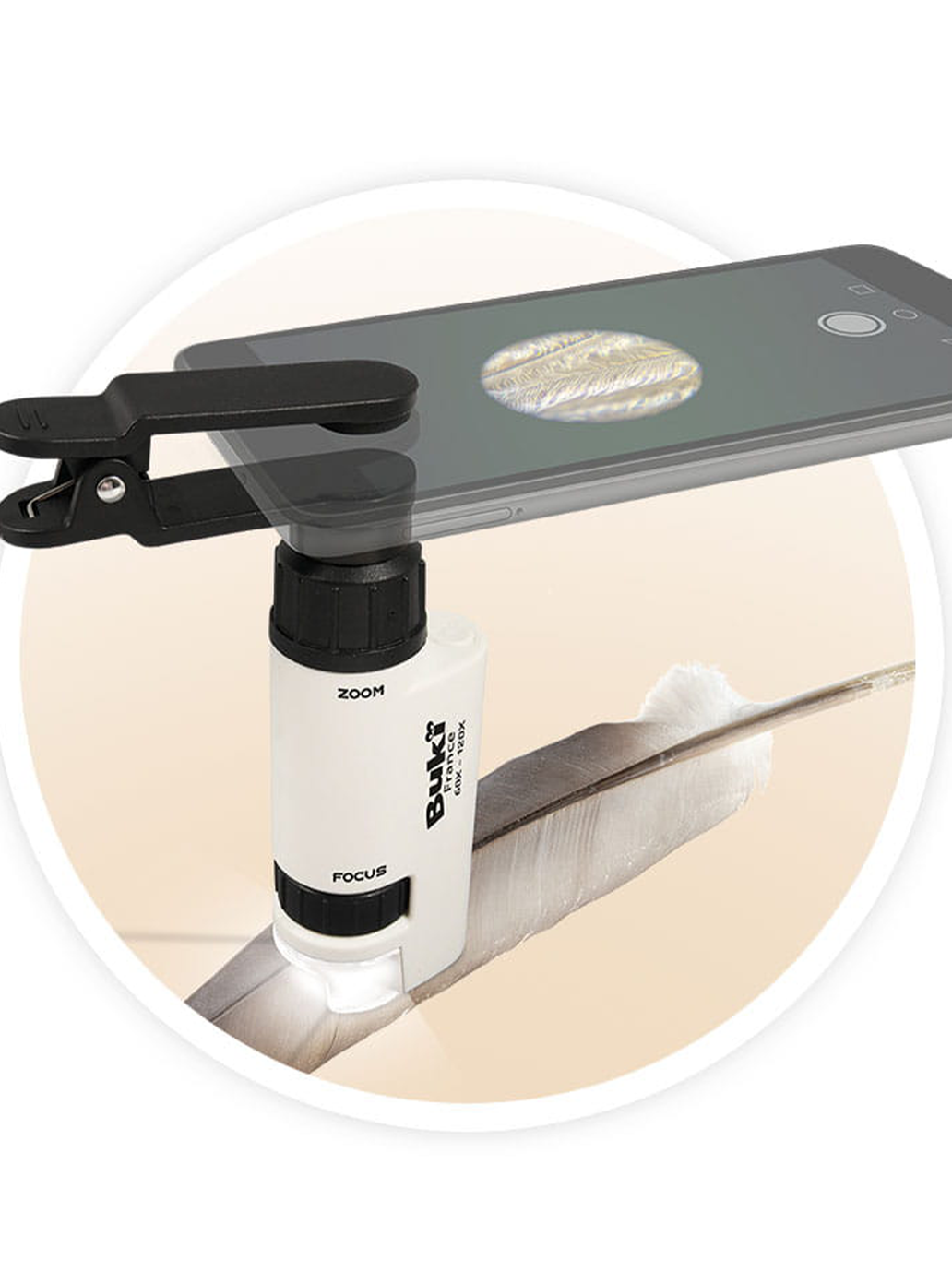 Mikroskop kieszonkowy Buki BÉBÉ Concept 