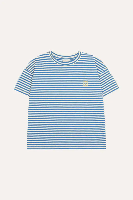 Blue Stripes Oversized Tshirt The Campamento BEBE Concept 