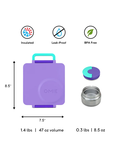 OmieBox lunchbox z termosem i przegródkami OMIE BEBE Concept 