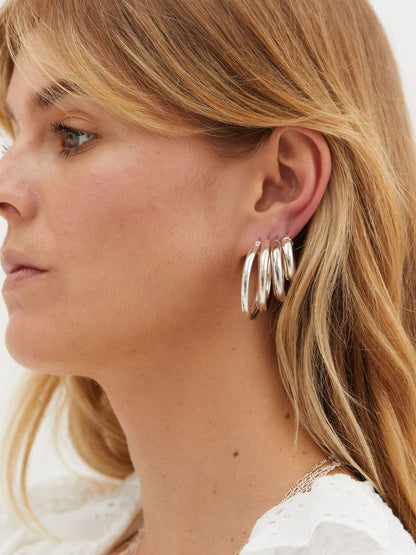 Kolczyki Thick Hoops Anna + Nina BÉBÉ Concept 