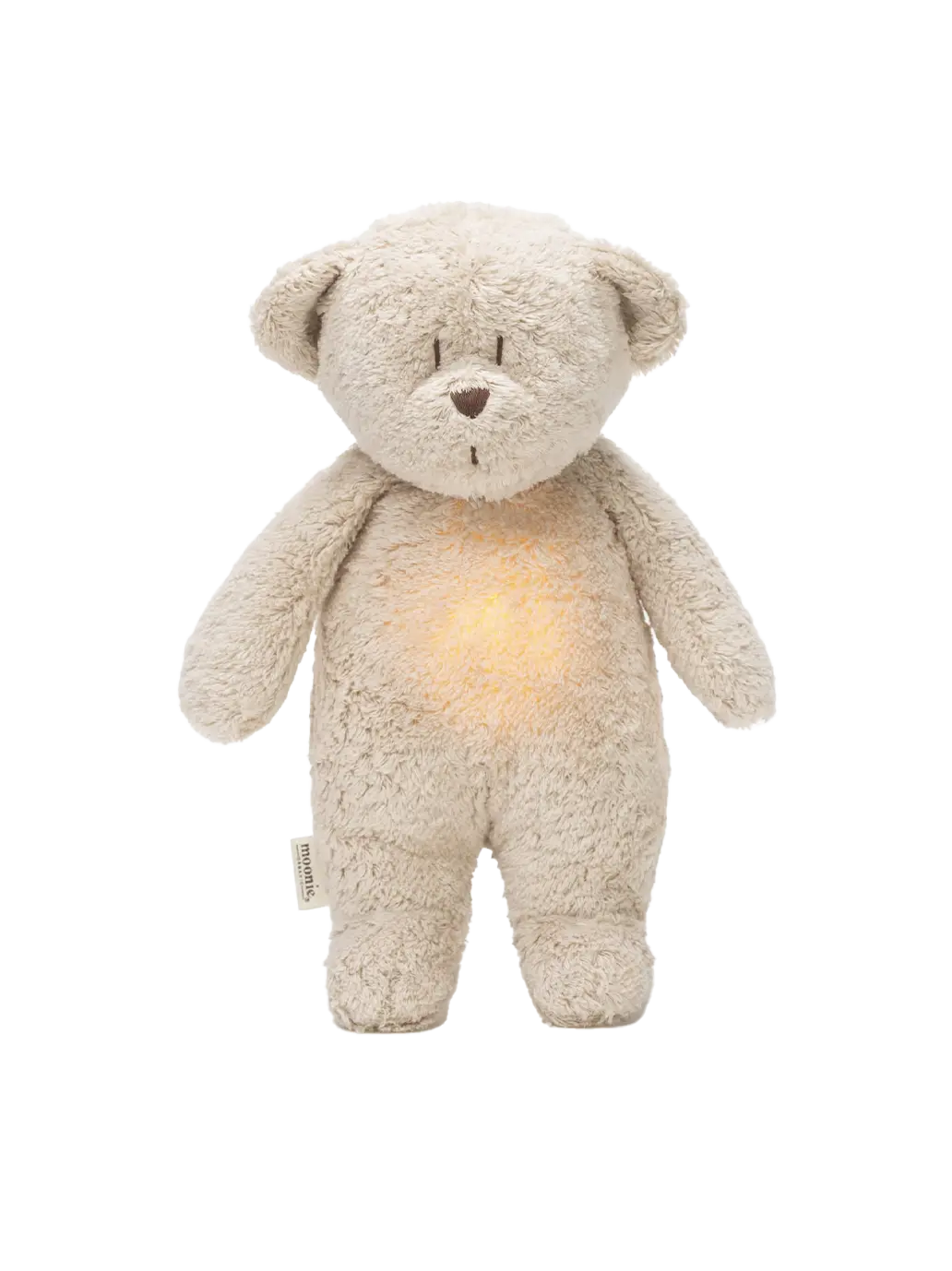 szumiący miś organic z lampką nocną Moonie BÉBÉ Concept