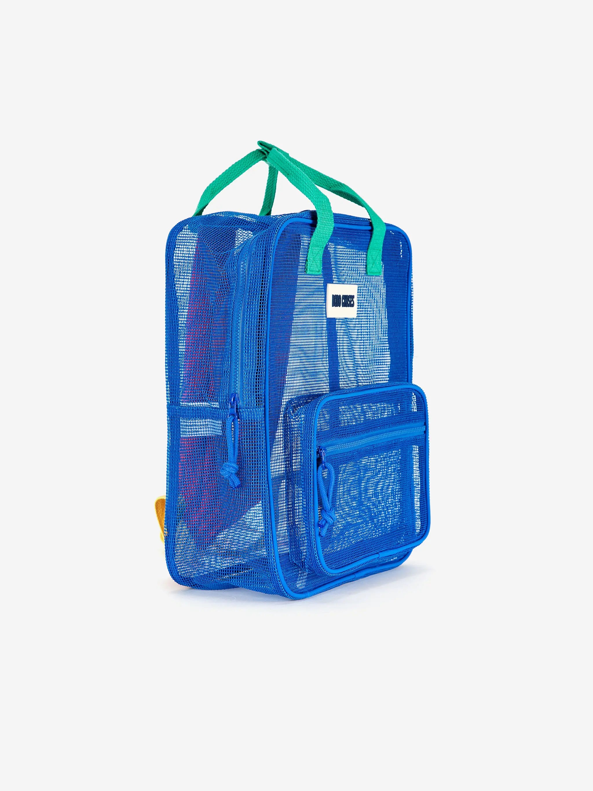 Color block mesh backpack Bobo Choses BÉBÉ Concept 