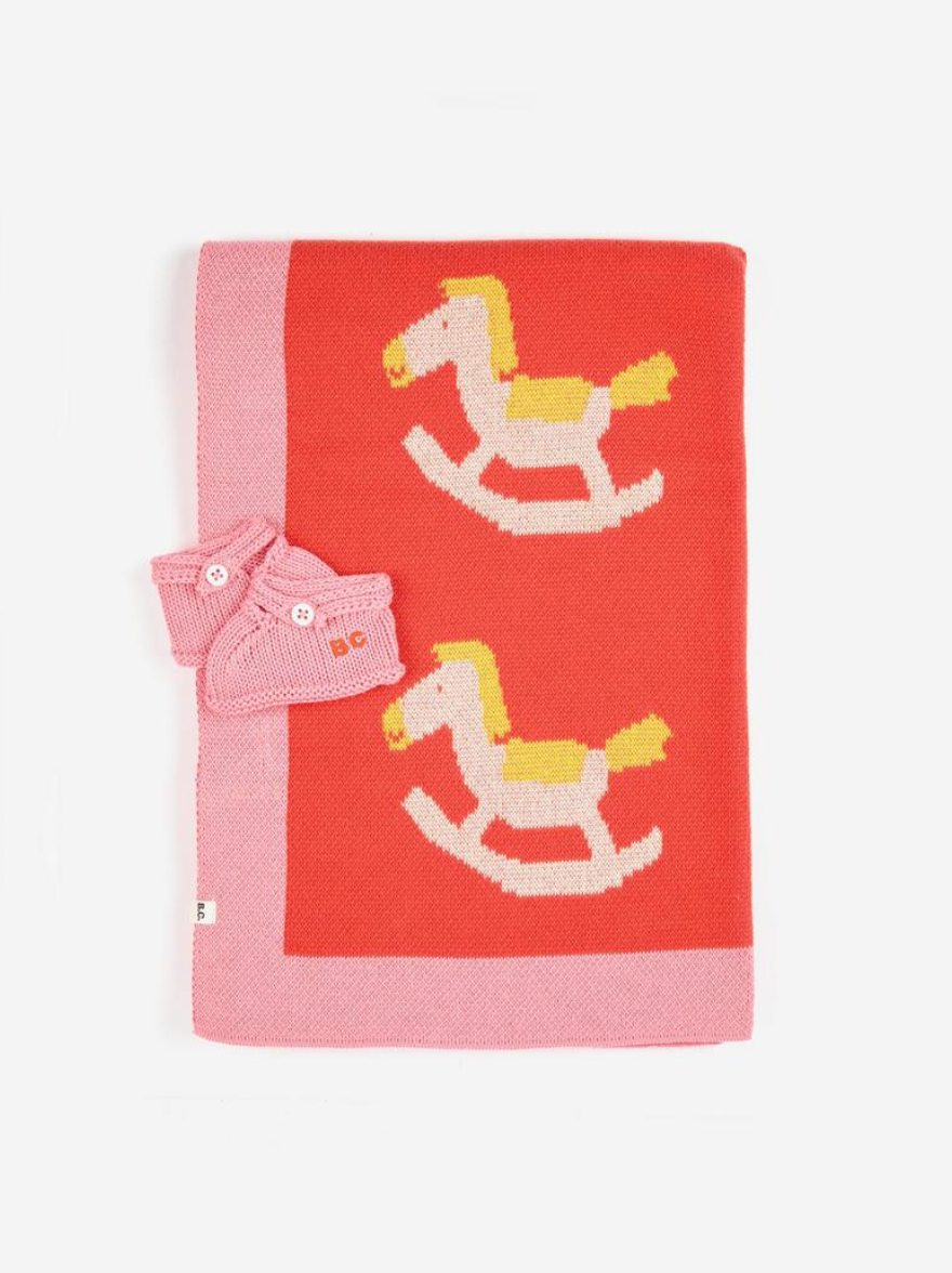 Rocking Horse knitted gift set Bobo Choses BÉBÉ Concept 