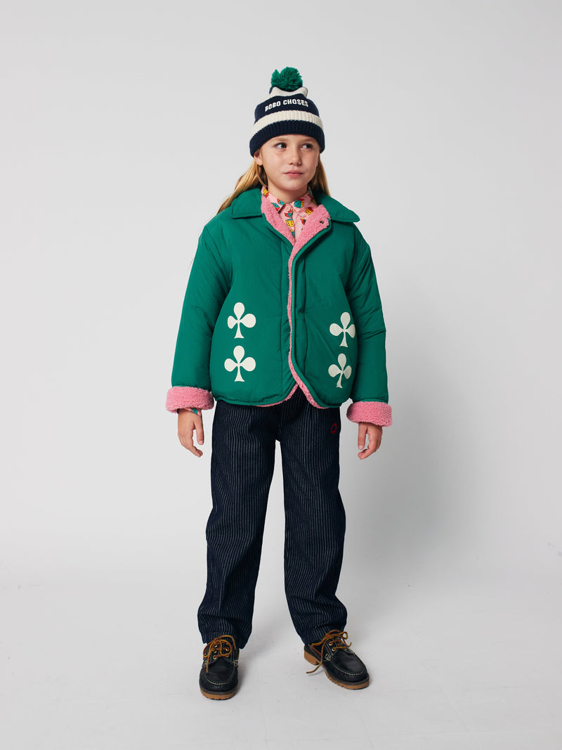 Clover reversible sheepskin jacket Kids Bobo Choses BÉBÉ Concept 
