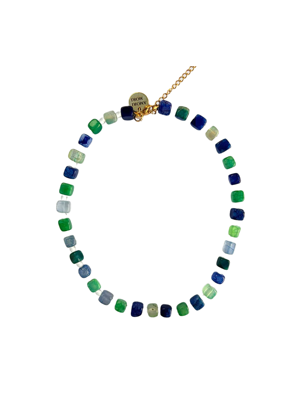 Naszyjnik z kamieni BLUE &amp; GREEN