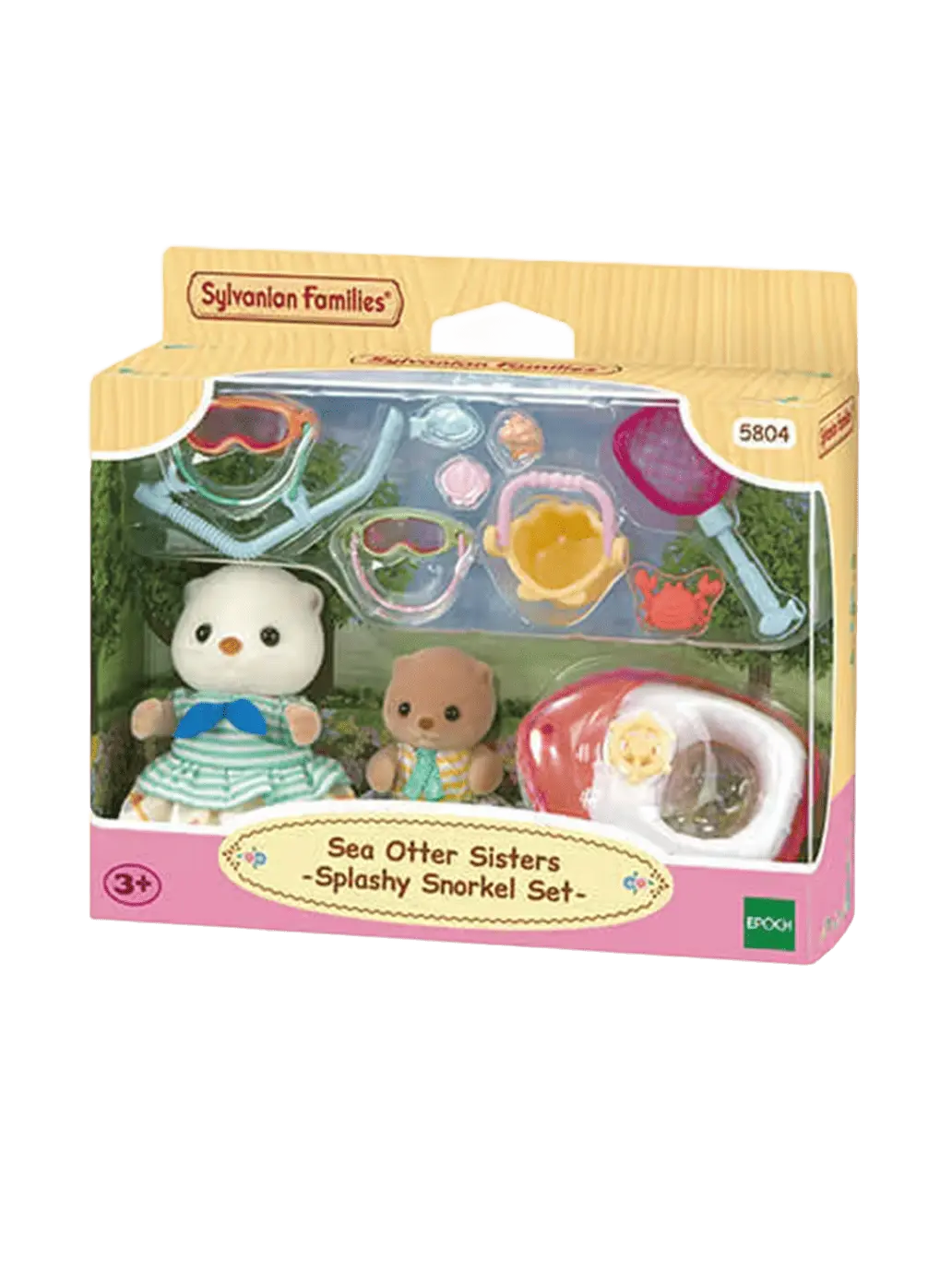 Kolekcjonerskie figurki Wydry Morskie Snorkel Set Sylvanian Families BEBE Concept 
