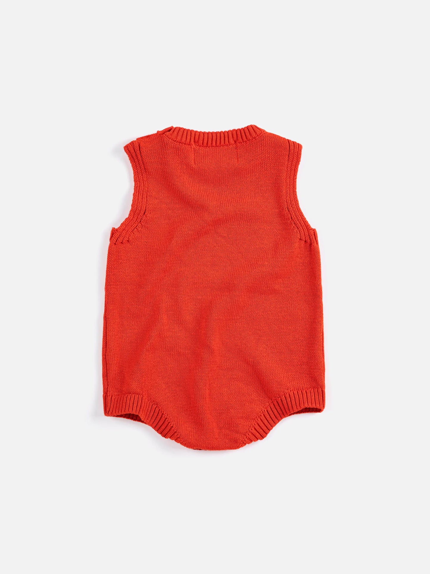 Pixel Strawberry knitted romper Bobo Choses BEBE Concept 