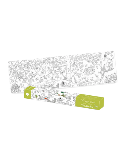 kolorowanka gigant Wśród Drzew Moulin Roty BÉBÉ Concept